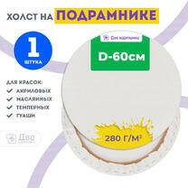 Без бренда «Холст Две картинки круглый 60 см на подрамнике» в Орле в интернет-магазине  Без бренда «Холст Две картинки круглый 60 см на подрамнике» в Орле
