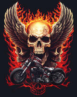 Без бренда «Коробка 20 шт: Огненный череп с крыльями» в Орле