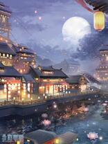 Без бренда «Ночной город на фоне луны» в Орле