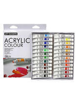 Без бренда «Коробка 24 шт.: Акриловые краски «Две картинки» 24 шт. по 12 мл, проф. пигмент» в Орле