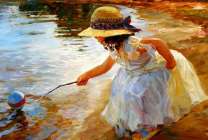 Без бренда «Девочка пытается спасти мяч» в Орле в интернет-магазине  Без бренда «Девочка пытается спасти мяч» в Орле