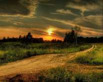 Без бренда «Проселочная дорога на закате» в Орле