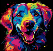 Счастливый пёс