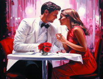 Без бренда «Пара на свидании в ресторане» в Орле