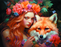 Без бренда «Рыжая девушка и рыжая лисица» в Орле