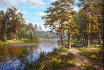 Без бренда «Хвойный лес и река» в Орле в интернет-магазине  Без бренда «Хвойный лес и река» в Орле