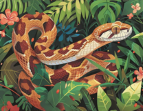 Без бренда «Маисовый полоз в зеленой листве» в Орле