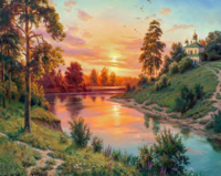 Без бренда «Вид на реку на закате» в Орле в интернет-магазине  Без бренда «Вид на реку на закате» в Орле