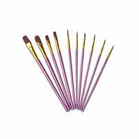 Без бренда «Кисти для рисования набор (10 шт) сиреневые» в Орле