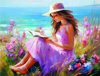 Без бренда «Девочка читает на берегу» в Орле в интернет-магазине  Без бренда «Девочка читает на берегу» в Орле